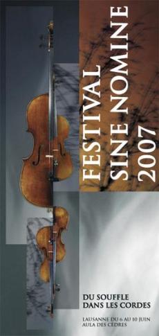 Affiche festival 2007