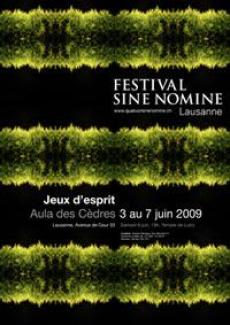 Affiche festival 2009